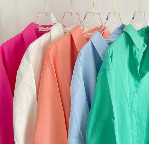 WANWAN Colourful Collar Shirt